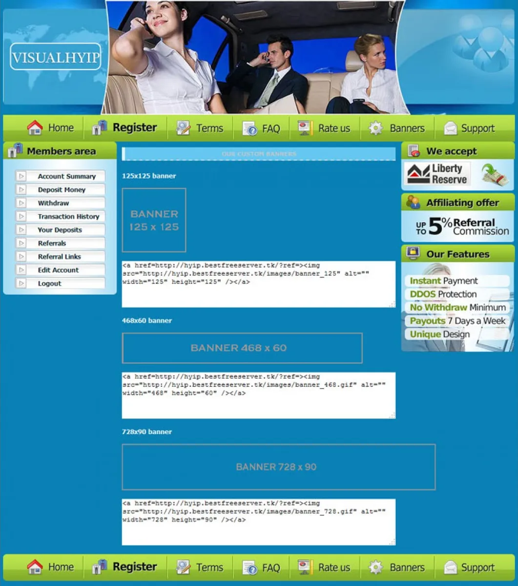 Investment Hyip Template ID - CHEAP11 demo Page 3
