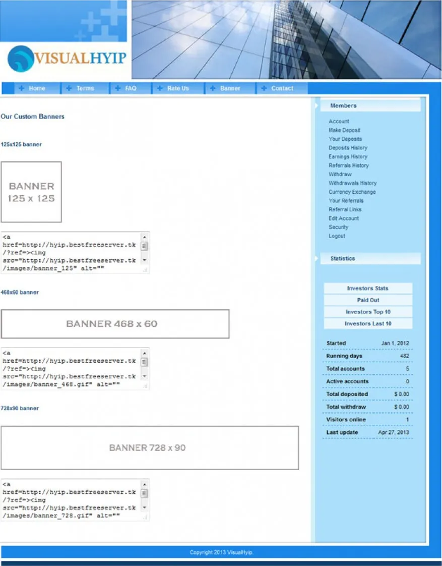 Investment Hyip Template ID - CHEAP13 demo Page 2