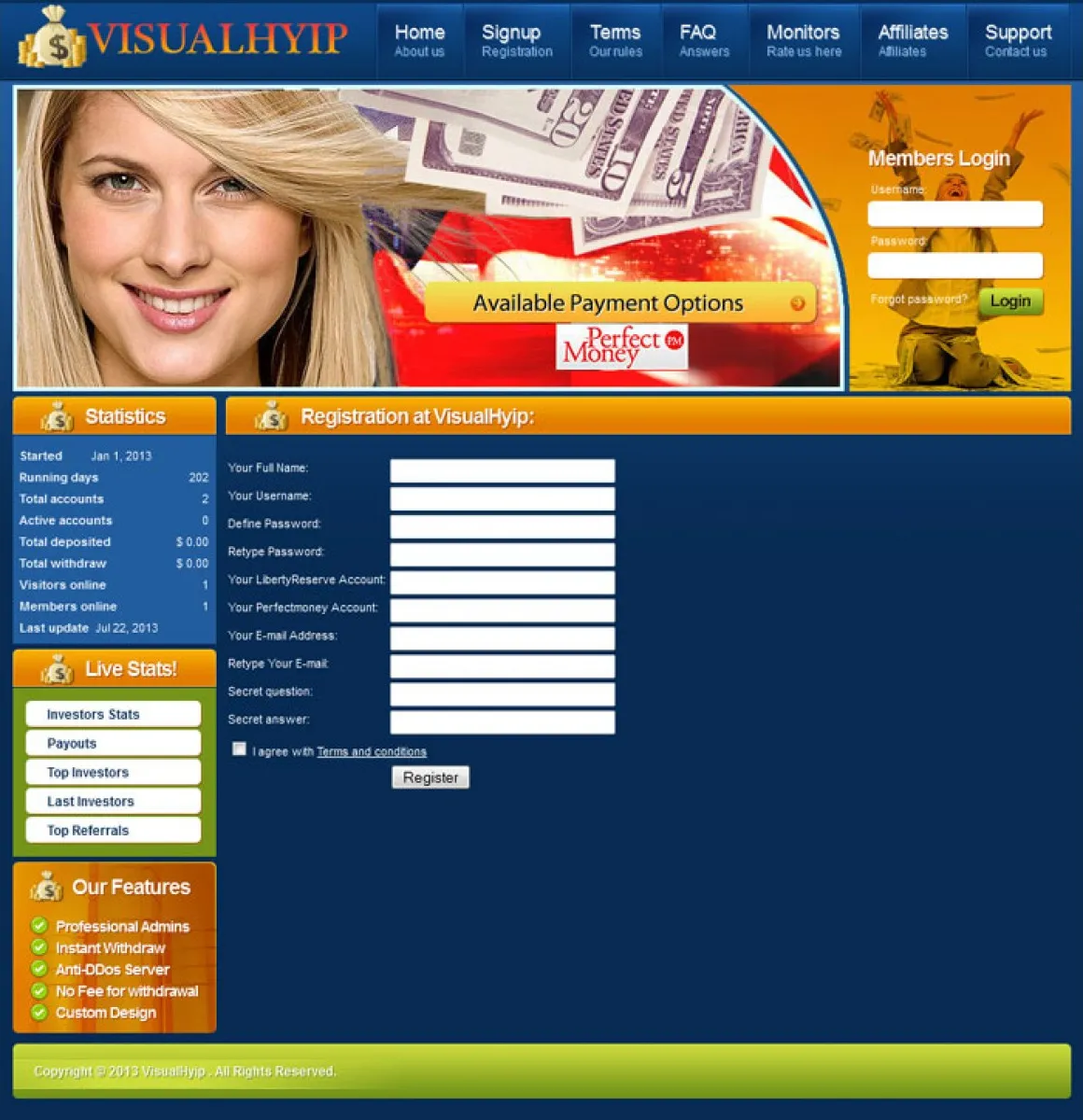 Investment Hyip Template ID - CHEAP15 demo Page 2