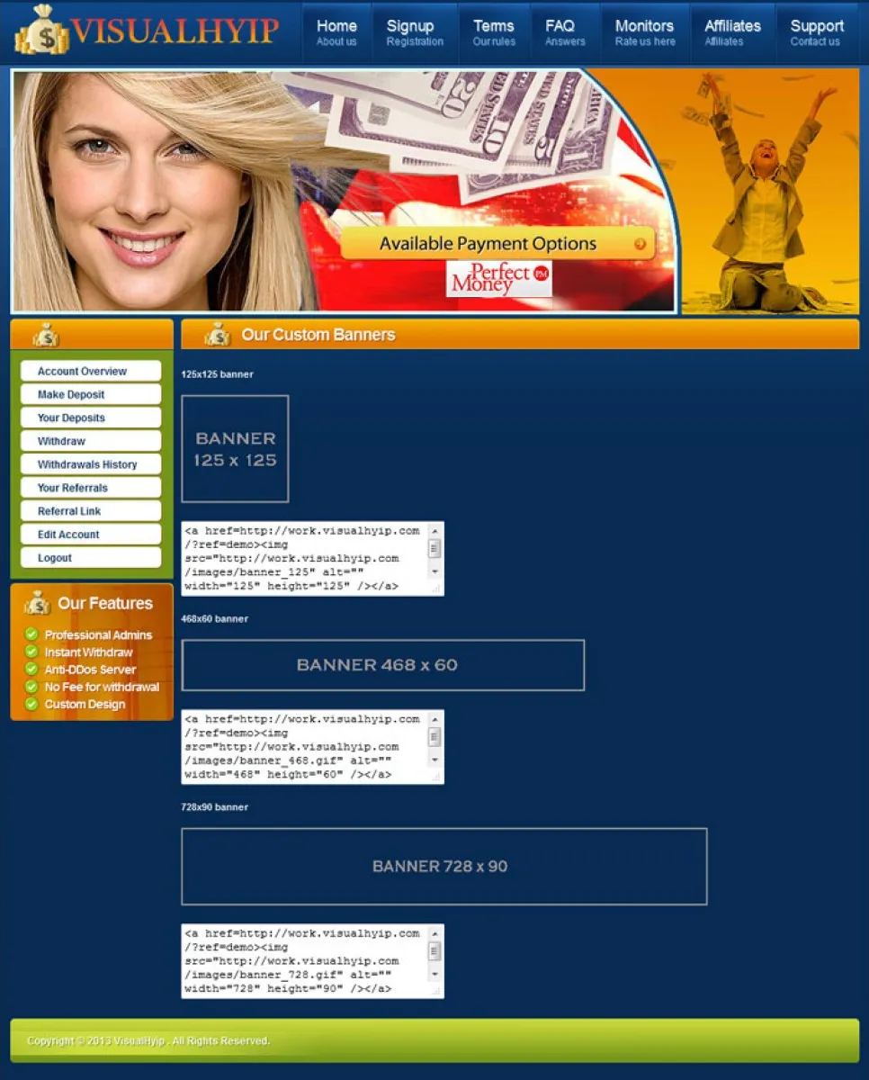 Investment Hyip Template ID - CHEAP15 demo Page 4