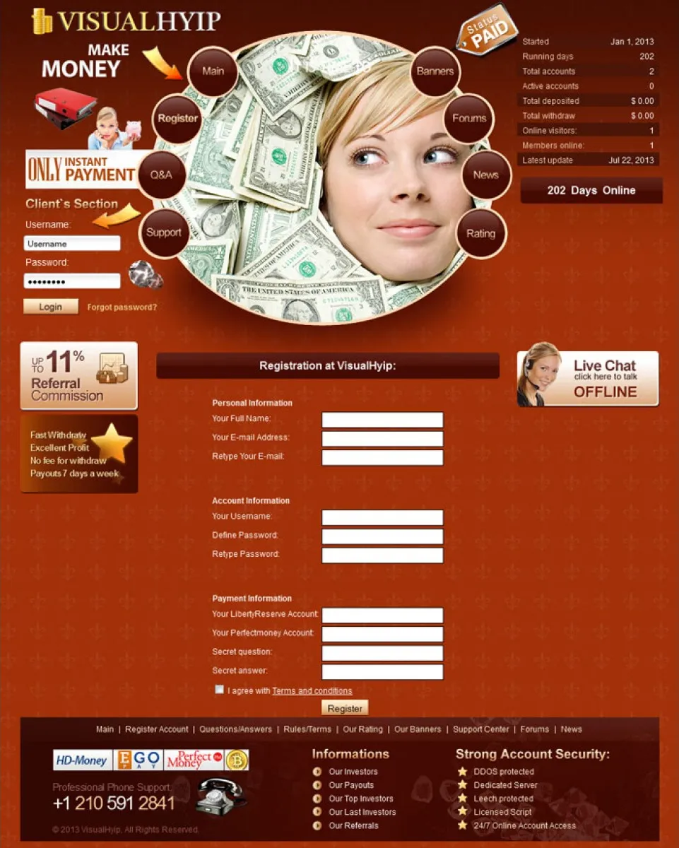 Investment Hyip Template ID - CHEAP16 demo Page 2