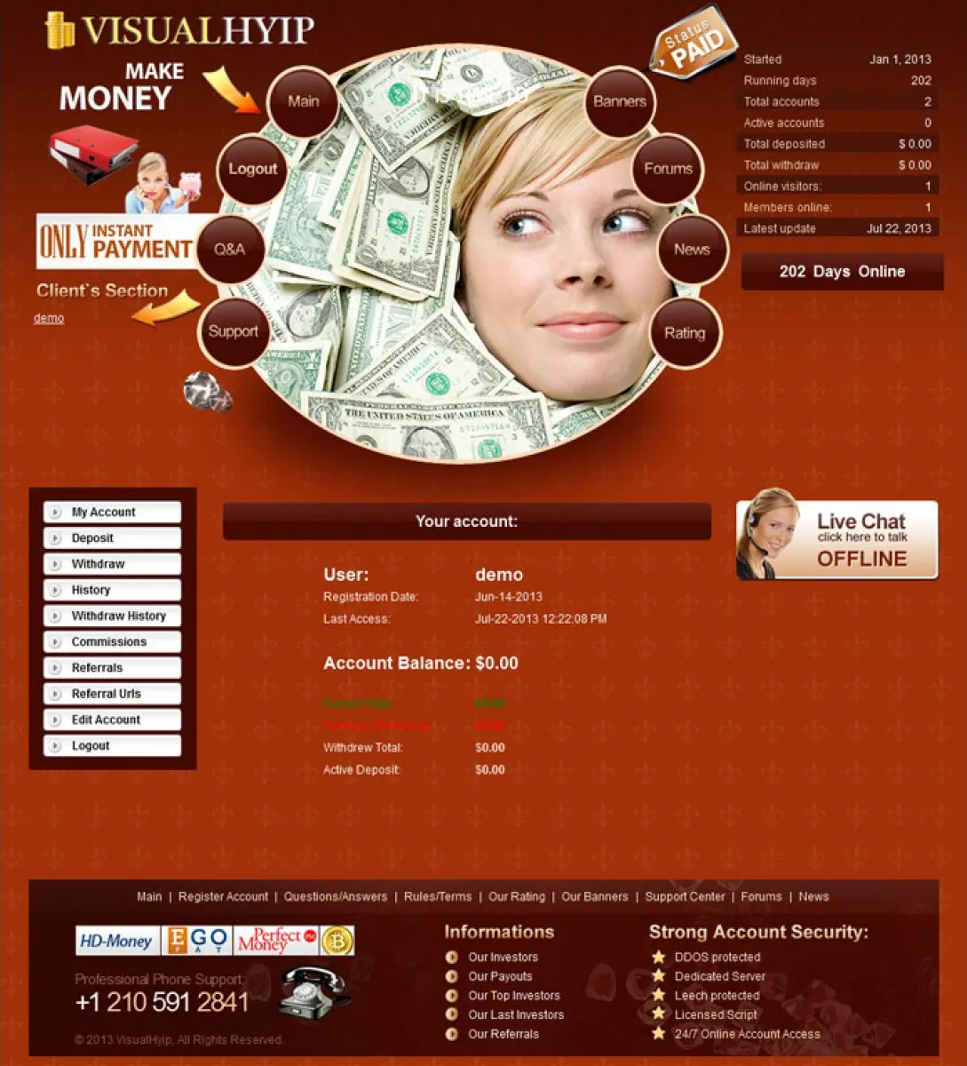 Investment Hyip Template ID - CHEAP16 demo Page 3