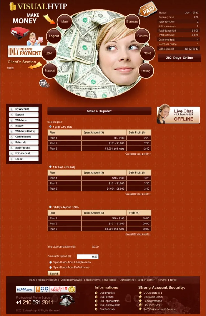 Investment Hyip Template ID - CHEAP16 demo Page 4