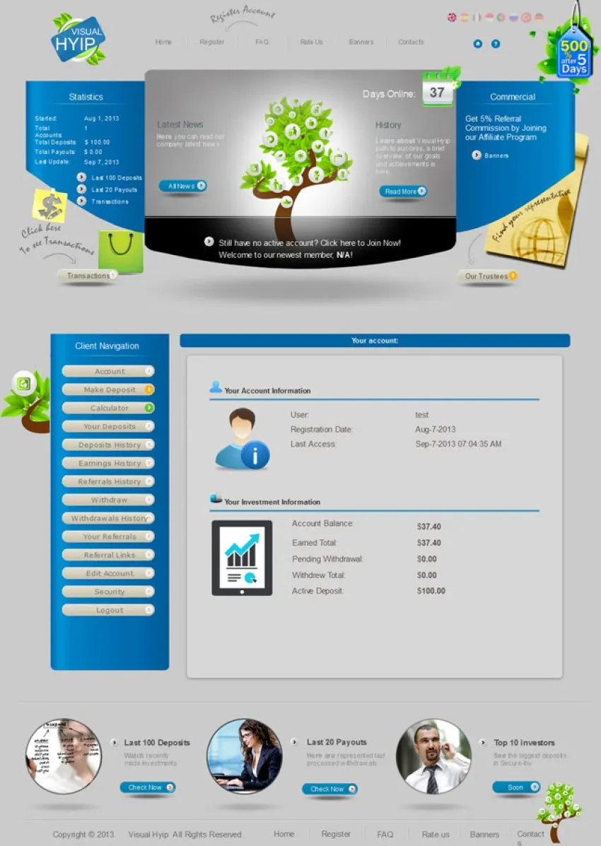 Investment Hyip Template ID - CHEAP20 demo Page 3