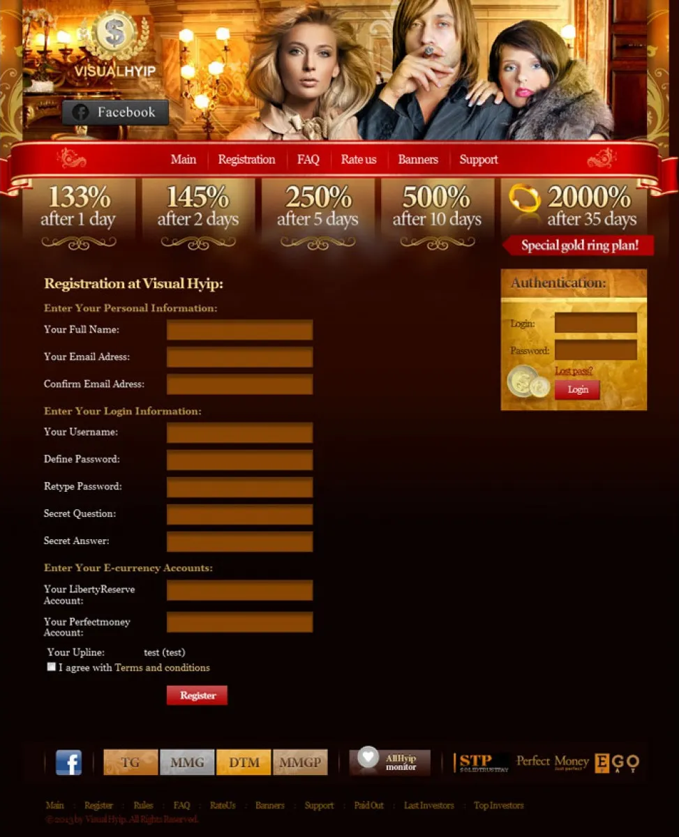 Investment Hyip Template ID - CHEAP21 demo Page 2