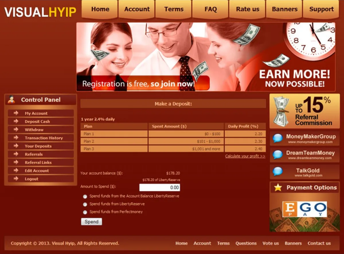 Investment Hyip Template ID - CHEAP25 demo Page 3