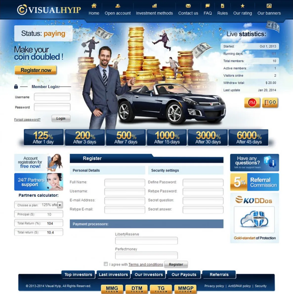 Investment Hyip Template ID - CHEAP27 demo Page 2