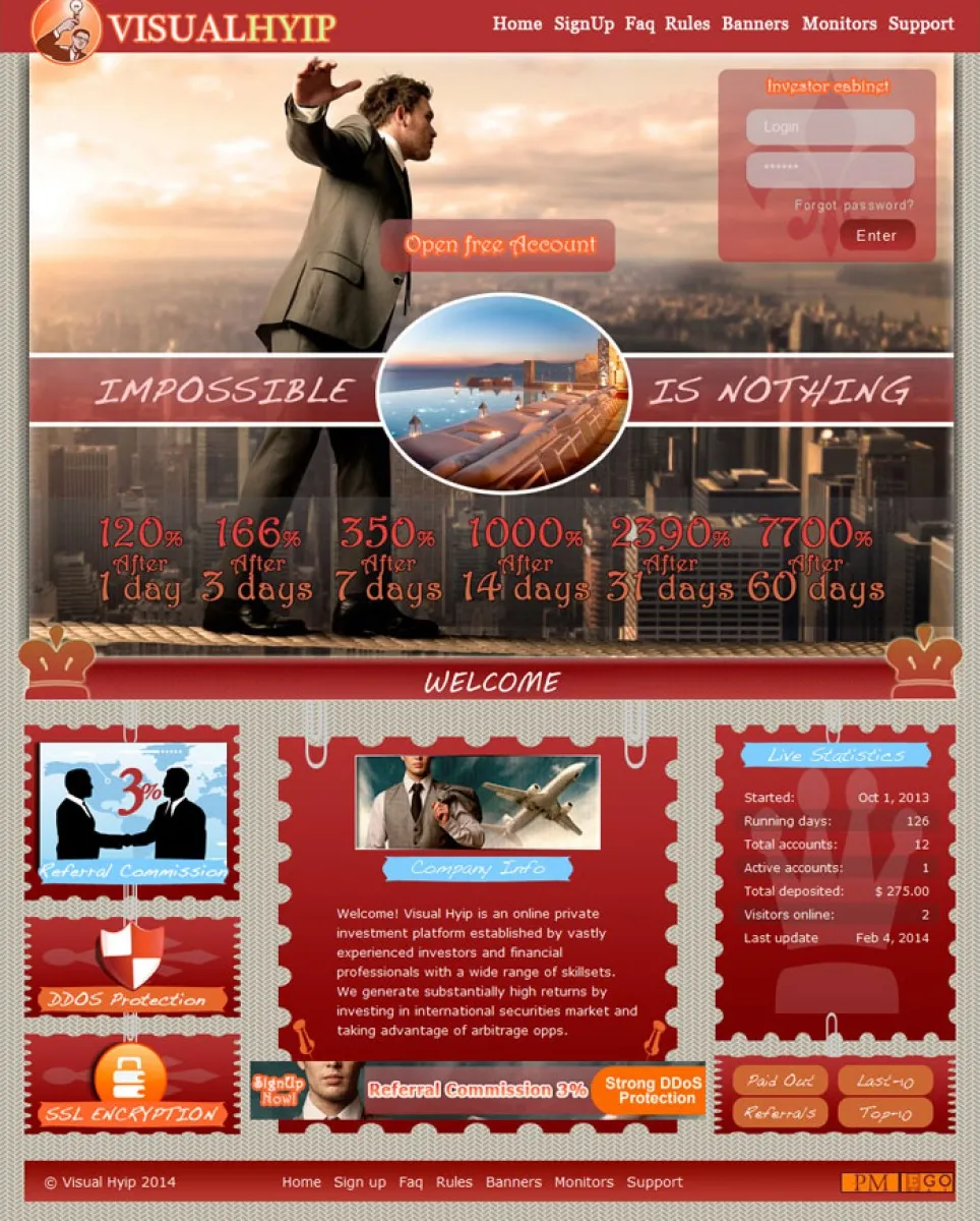 Investment Hyip Template ID - CHEAP29 Preview