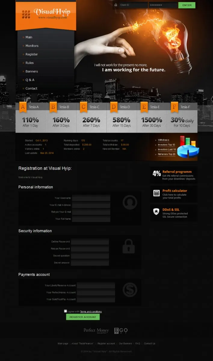 Investment Hyip Template ID - CHEAP31 demo Page 2