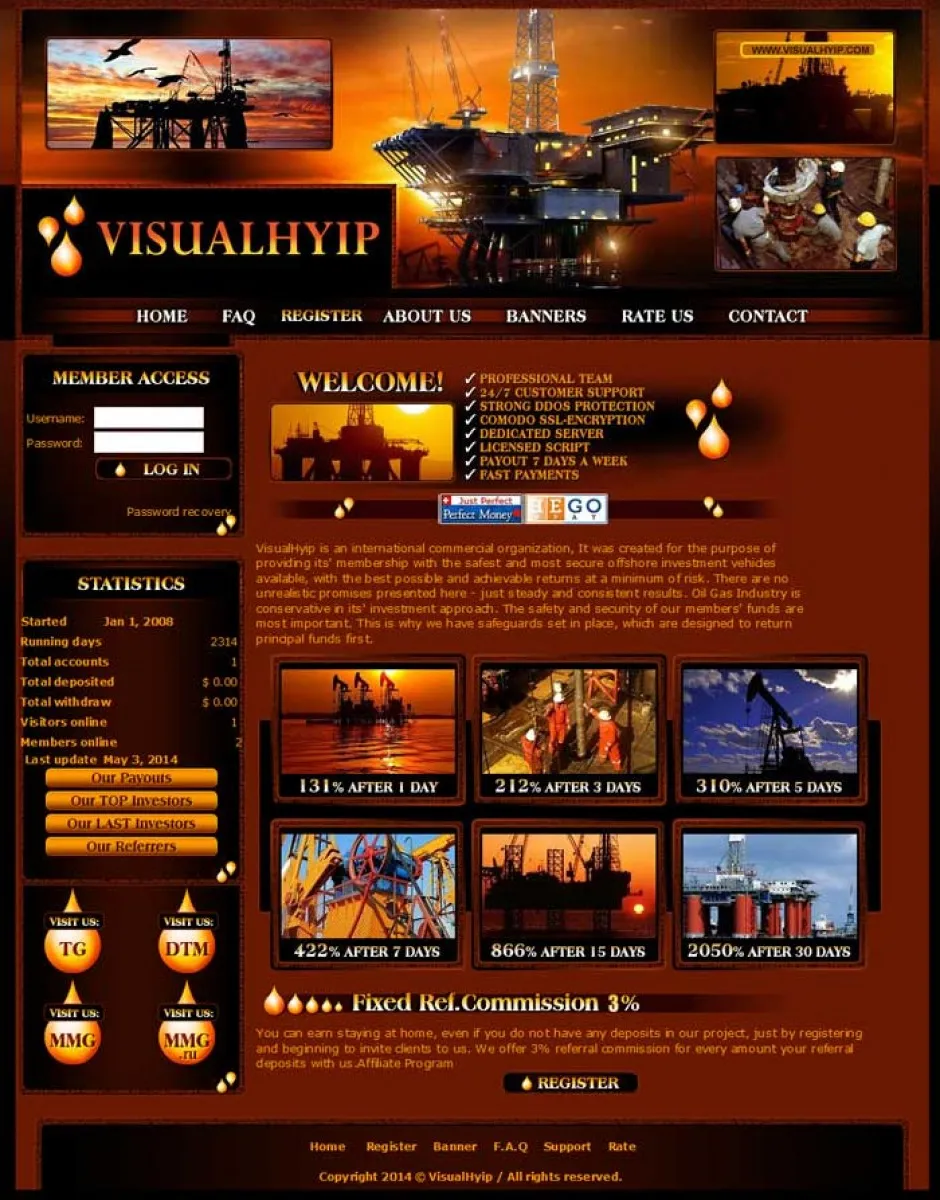 Investment Hyip Template ID - CHEAP32 Preview