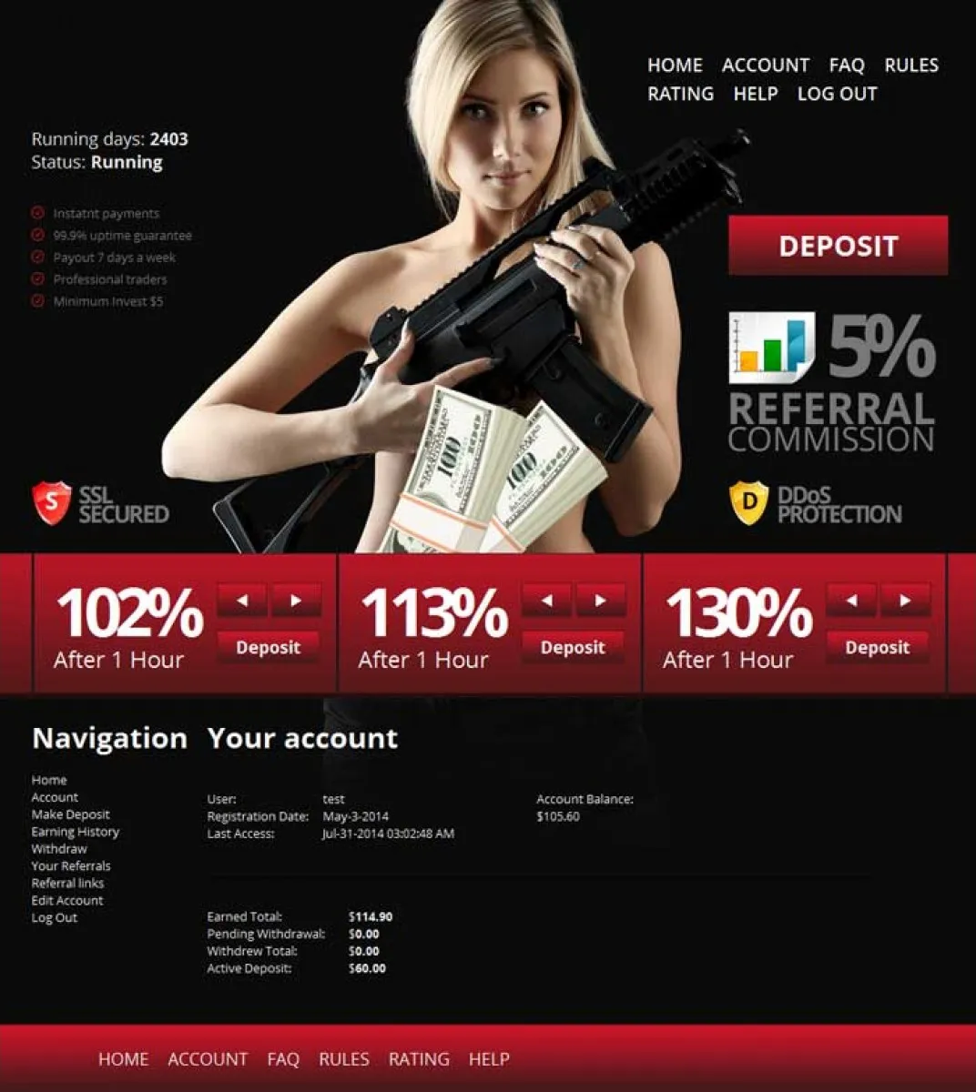 Investment Hyip Template ID - CHEAP39 demo Page 3