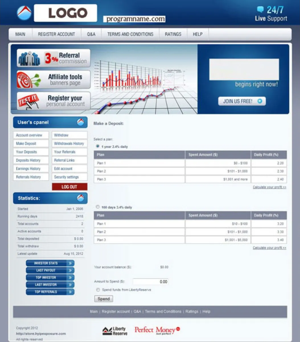 Investment Hyip Template ID - CHEAP4 demo Page 4