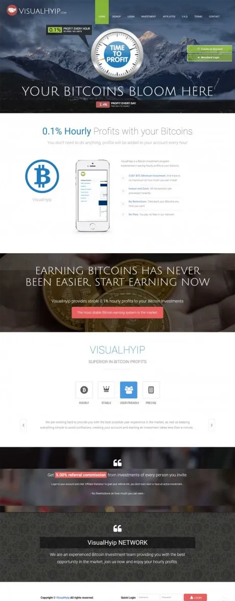Investment Hyip Template ID - CHEAP49 Preview