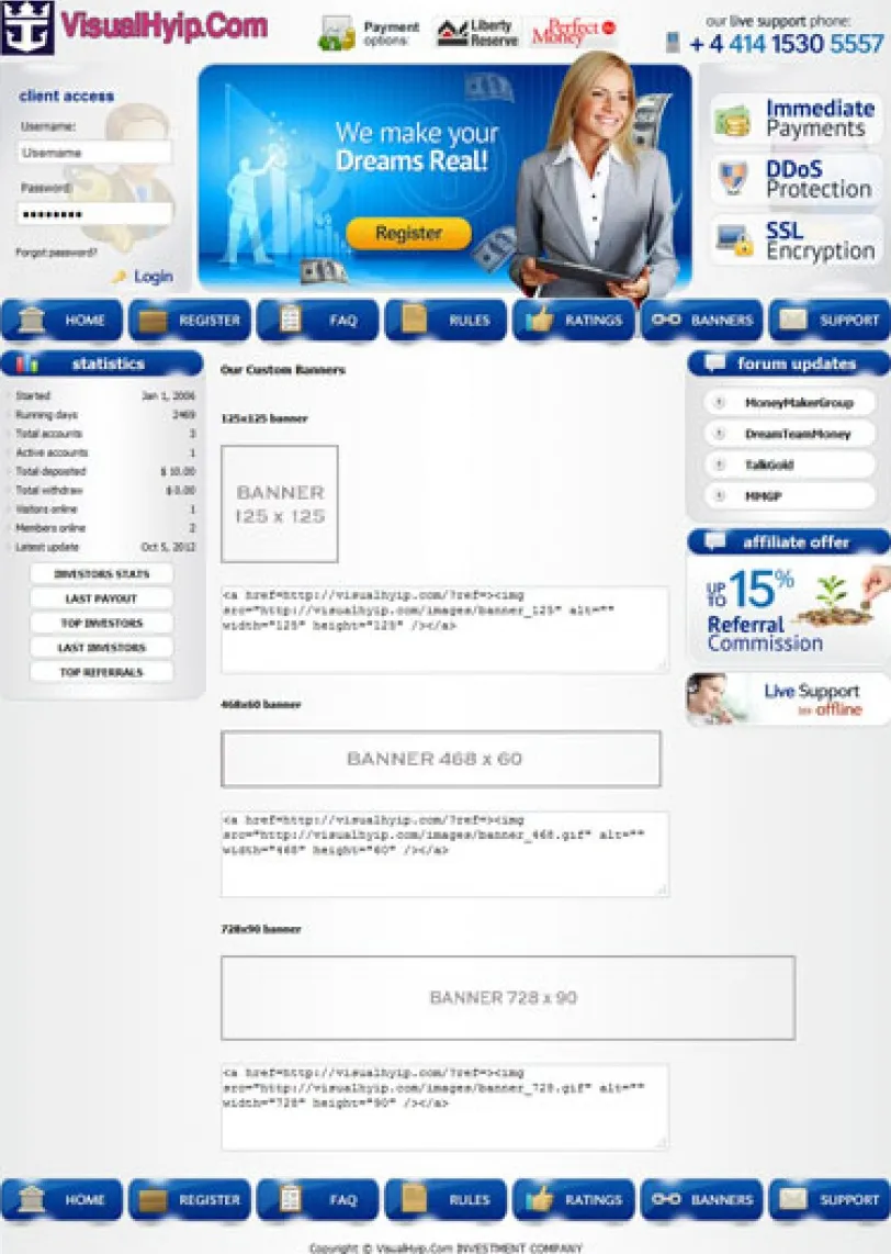 Investment Hyip Template ID - CHEAP5 demo Page 2