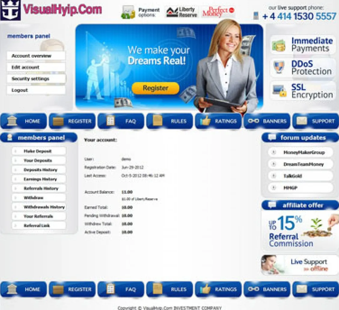 Investment Hyip Template ID - CHEAP5 demo Page 3