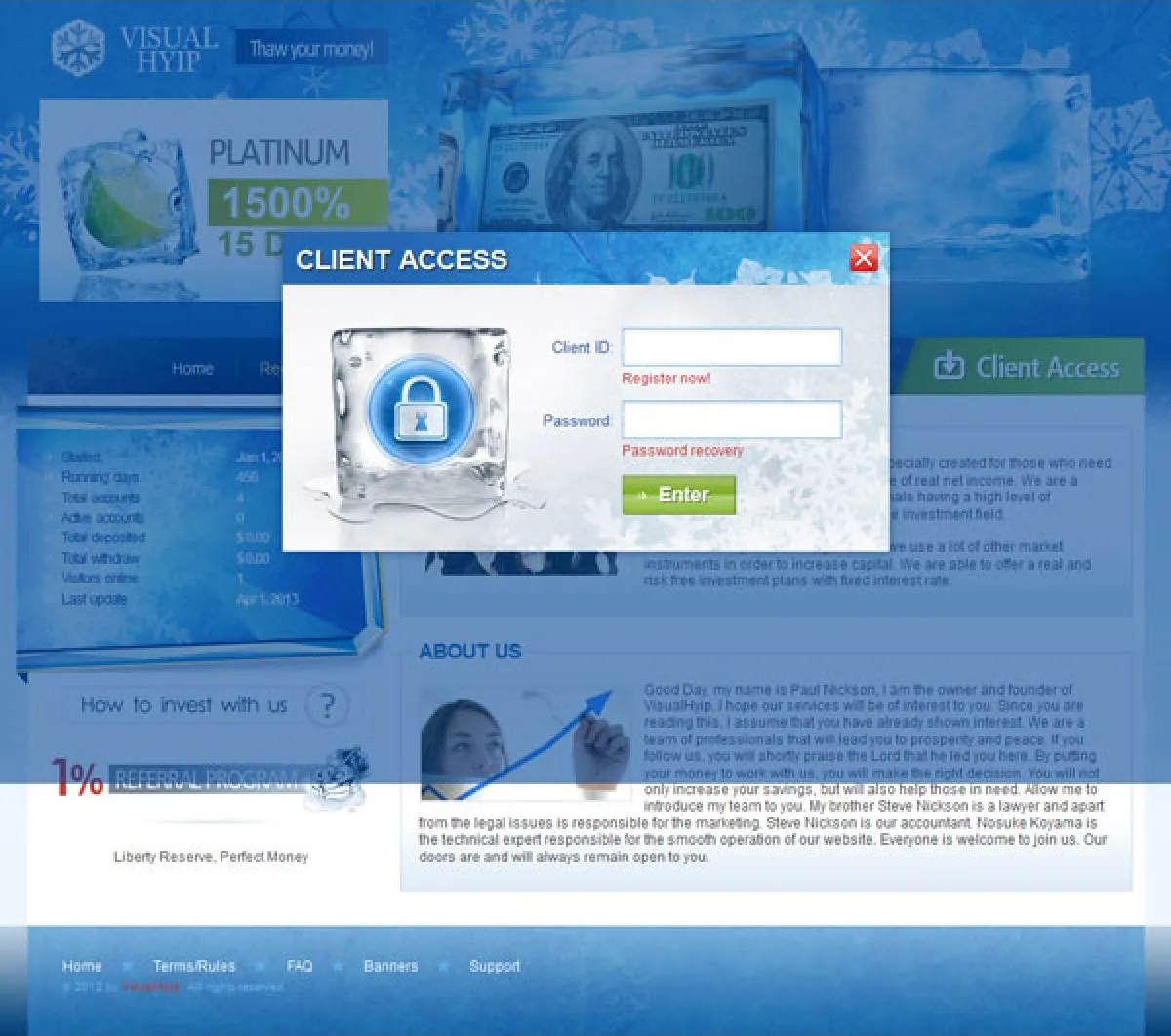 Investment Hyip Template ID - CHEAP9 demo Page 2