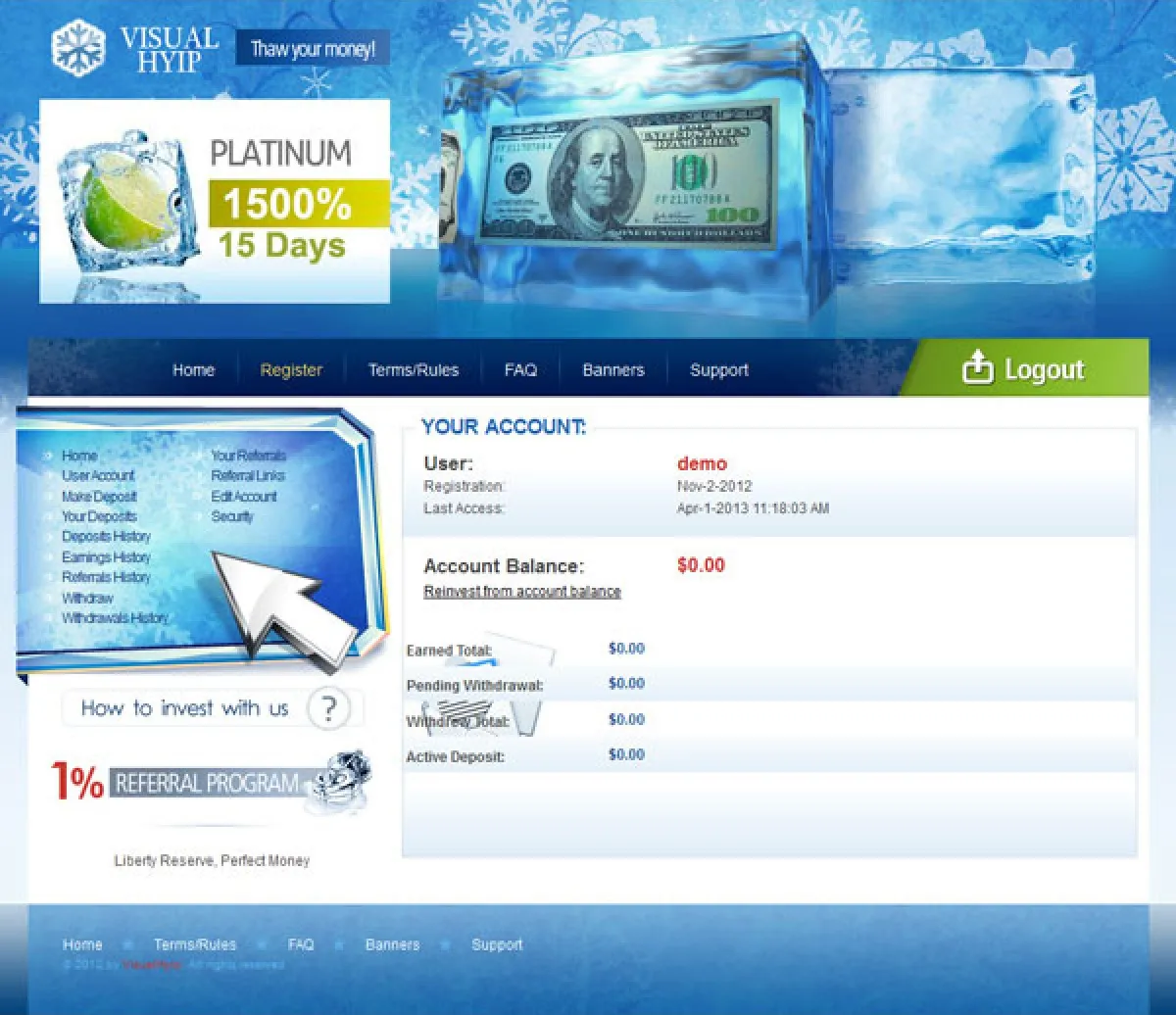 Investment Hyip Template ID - CHEAP9 demo Page 3