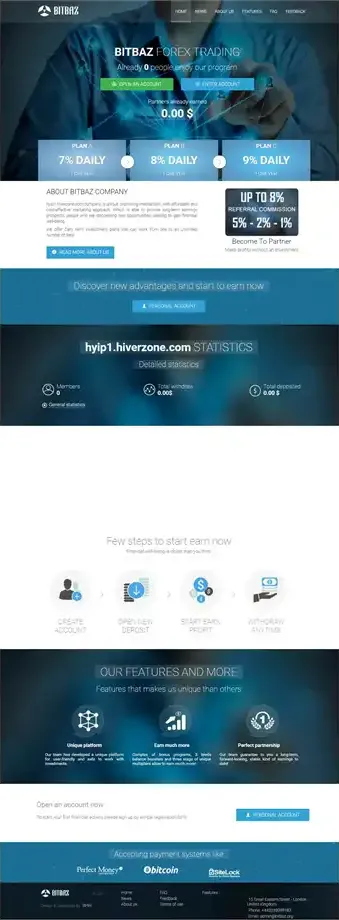 Investment Hyip Template ID - HYIP512 demo Page 1