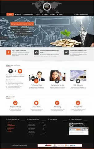 Investment Hyip Template ID - HYIP528 Preview