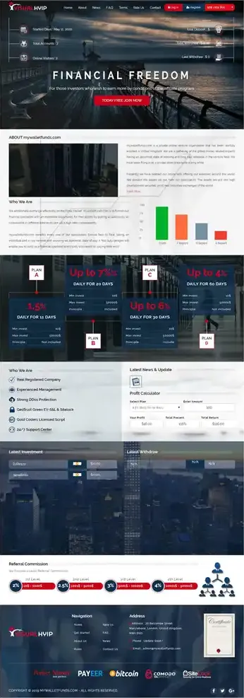 Investment Hyip Template ID - HYIP570 Preview