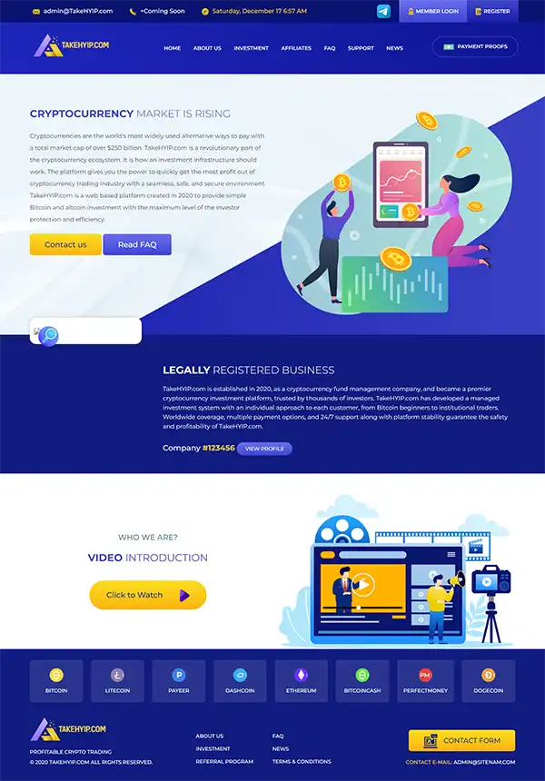 Investment Hyip Template ID - HYIP712 demo Page 2