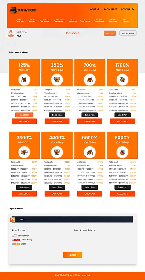 Investment Hyip Template ID - HYIP715 demo Page 6