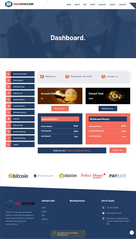Investment Hyip Template ID - HYIP717 demo Page 5