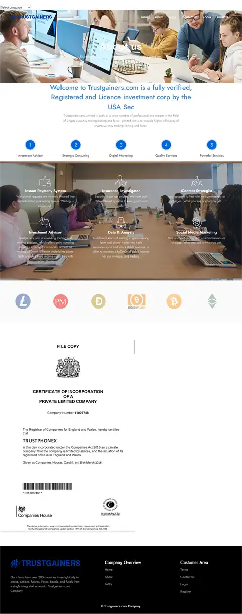 Investment Hyip Template ID - HYIP722 demo Page 2