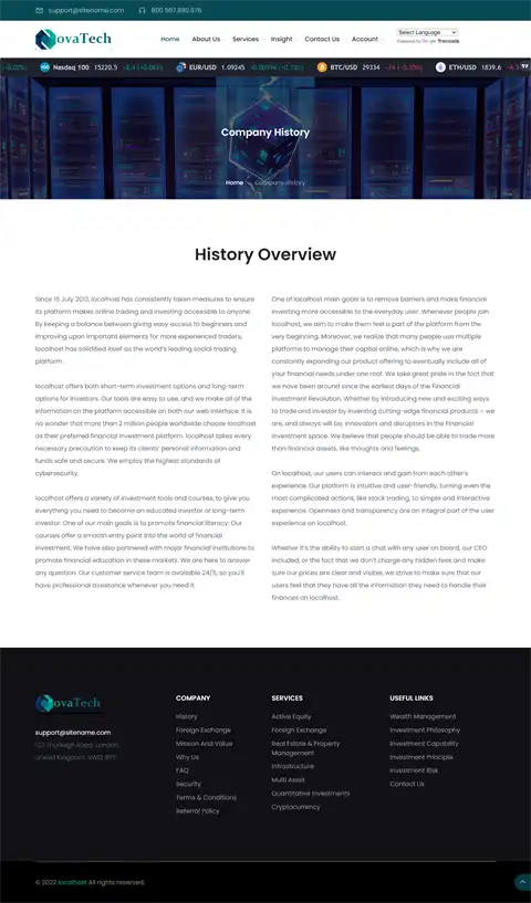 Investment Hyip Template ID - HYIP726 demo Page 2