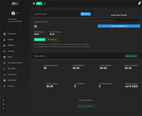 Investment Hyip Template ID - HYIP727 demo Page 5