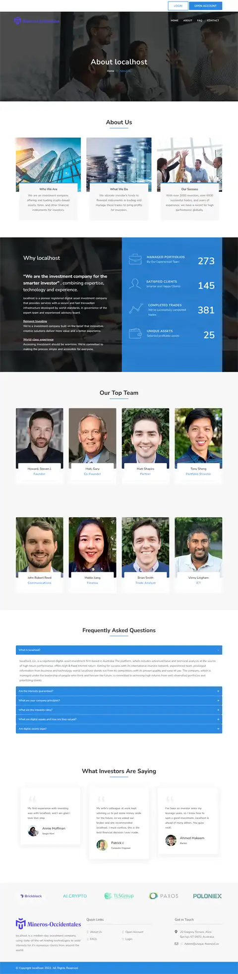 Investment Hyip Template ID - HYIP736 demo Page 2