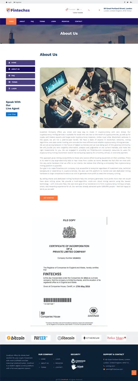 Investment Hyip Template ID - HYIP747 demo Page 2