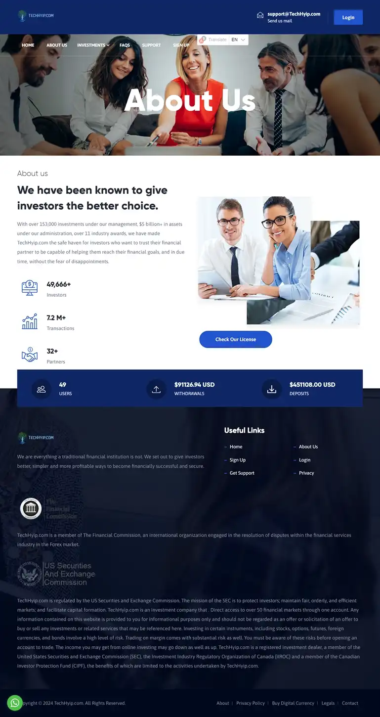 Investment Hyip Template ID - HYIP754 demo Page 2