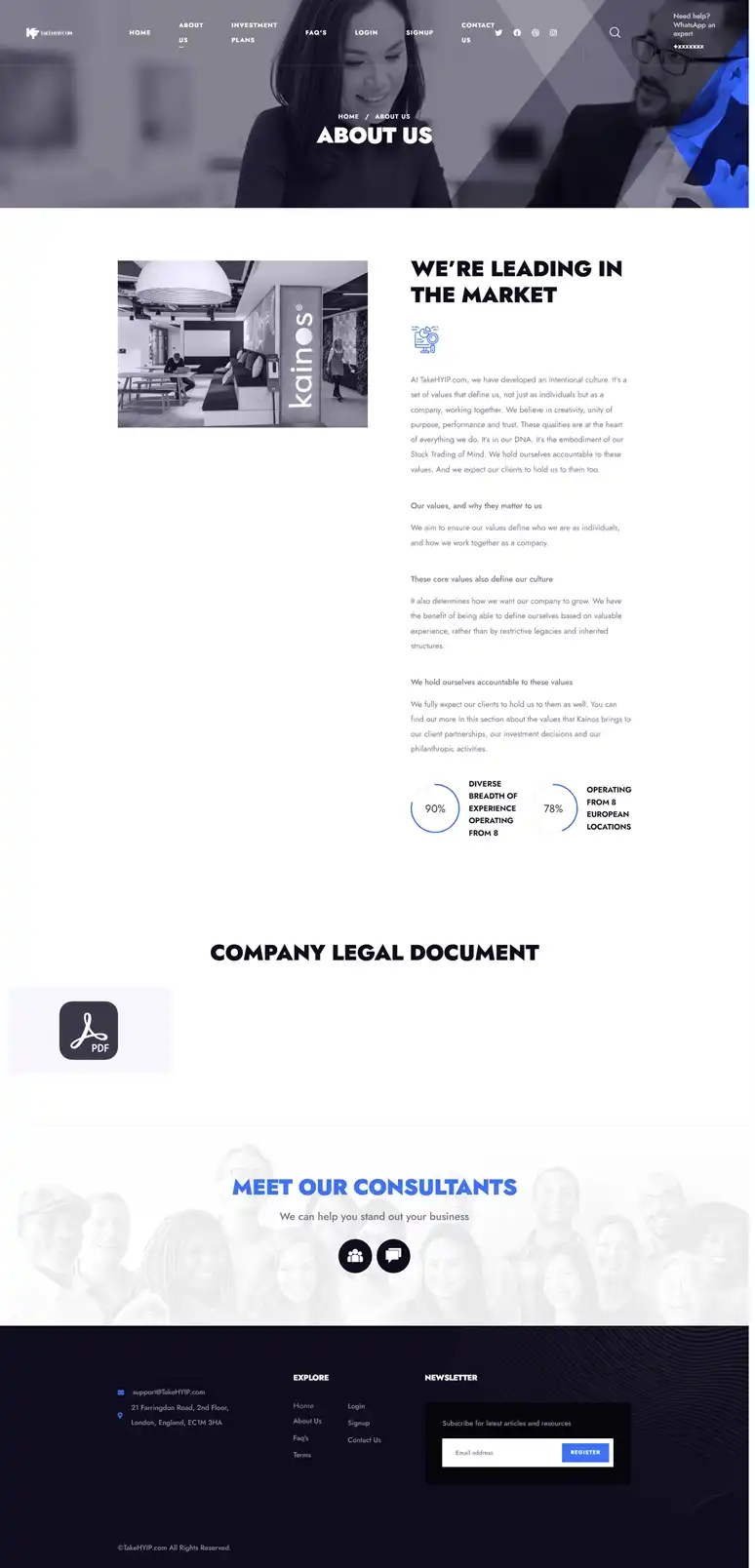 Investment Hyip Template ID - HYIP763 demo Page 2