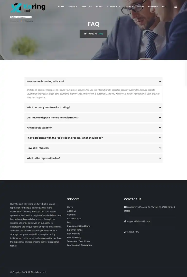 Investment Hyip Template ID - HYIP765 demo Page 3