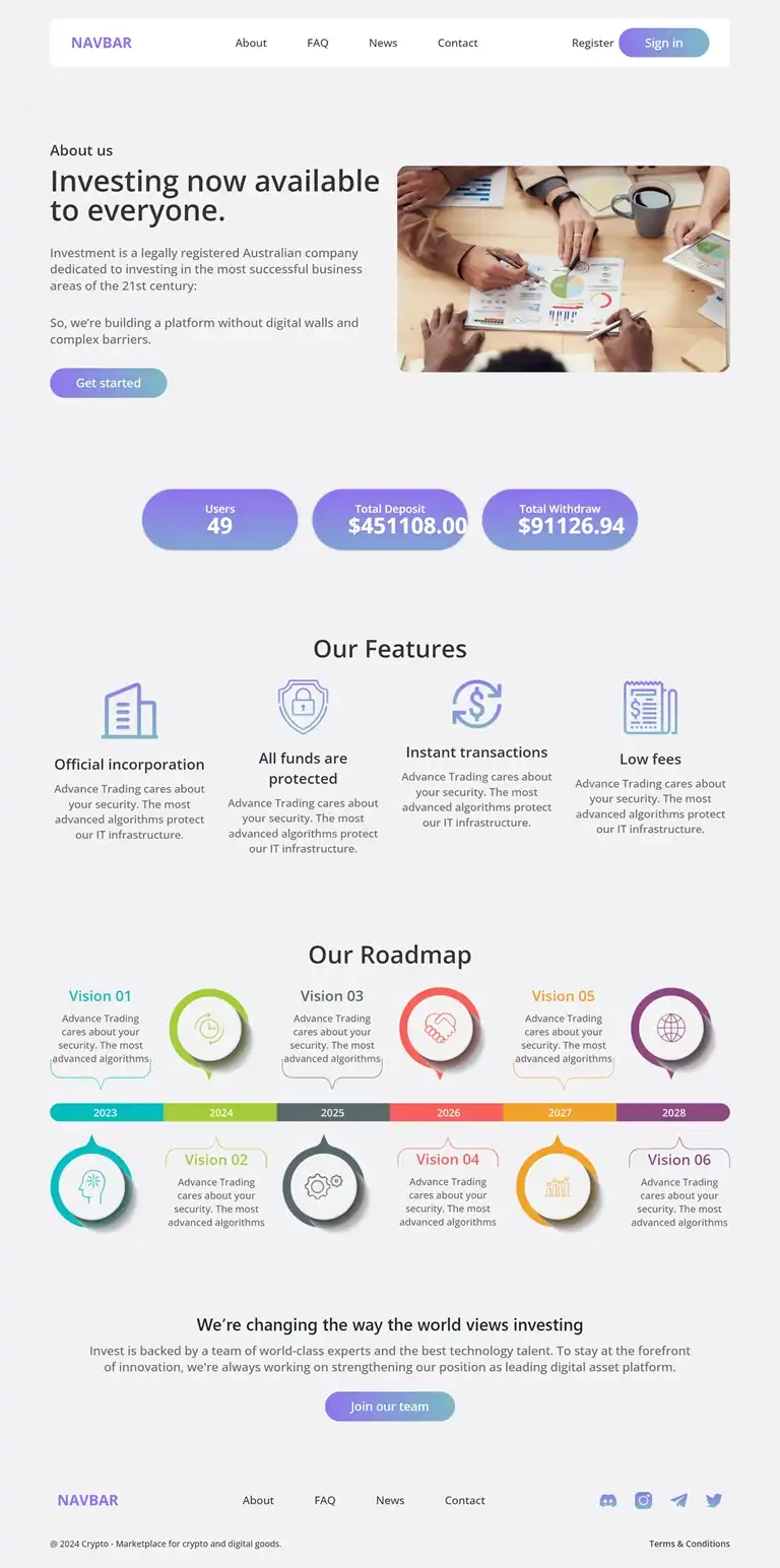 Investment Hyip Template ID - HYIP766 demo Page 2