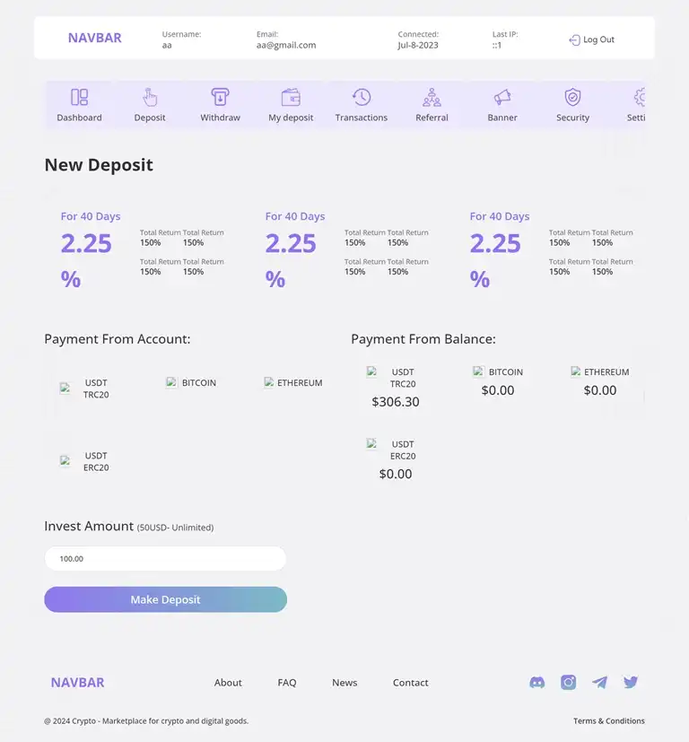 Investment Hyip Template ID - HYIP766 demo Page 6