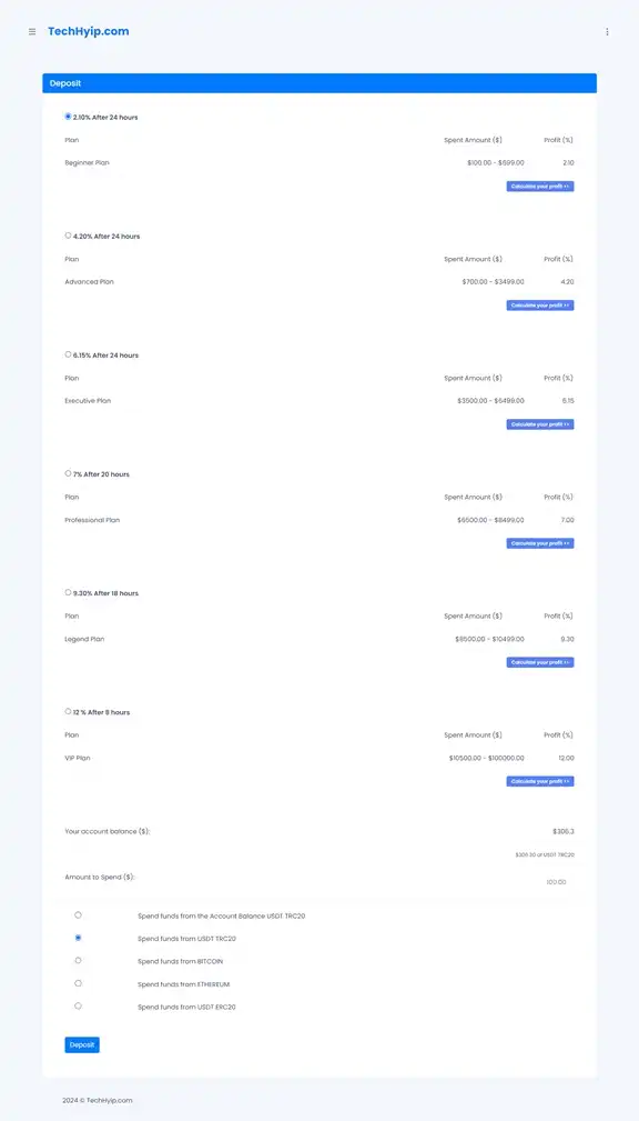 Investment Hyip Template ID - HYIP774 demo Page 6