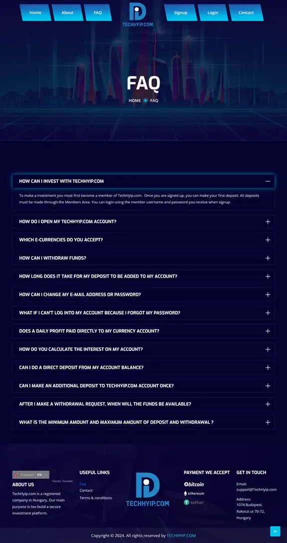 Investment Hyip Template ID - HYIP781 demo Page 3