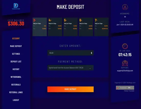 Investment Hyip Template ID - HYIP781 demo Page 6