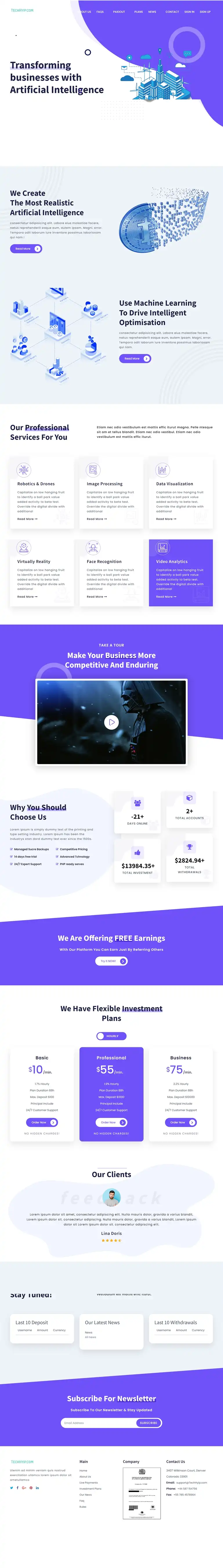 Investment Hyip Template ID - HYIP789 demo Page 1