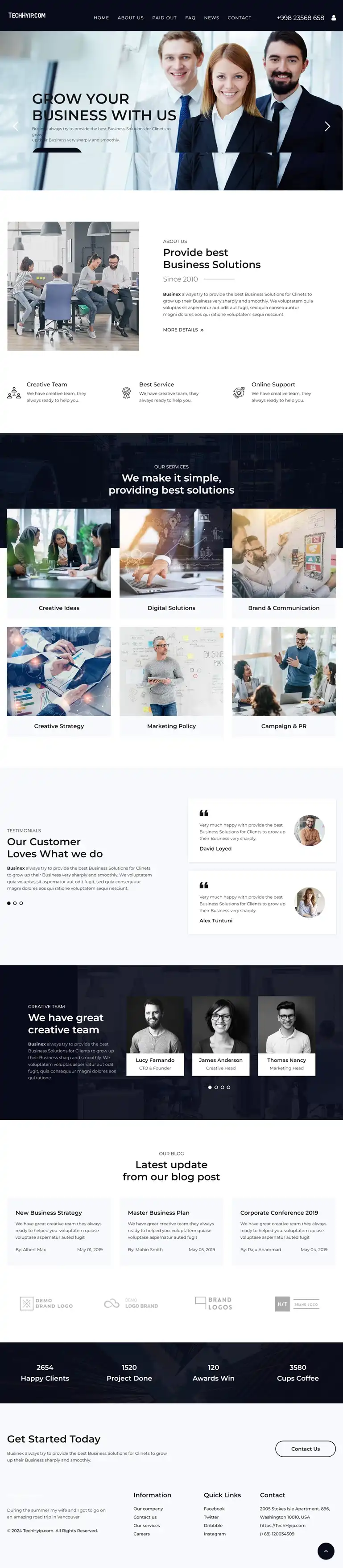 Investment Hyip Template ID - HYIP792 Preview