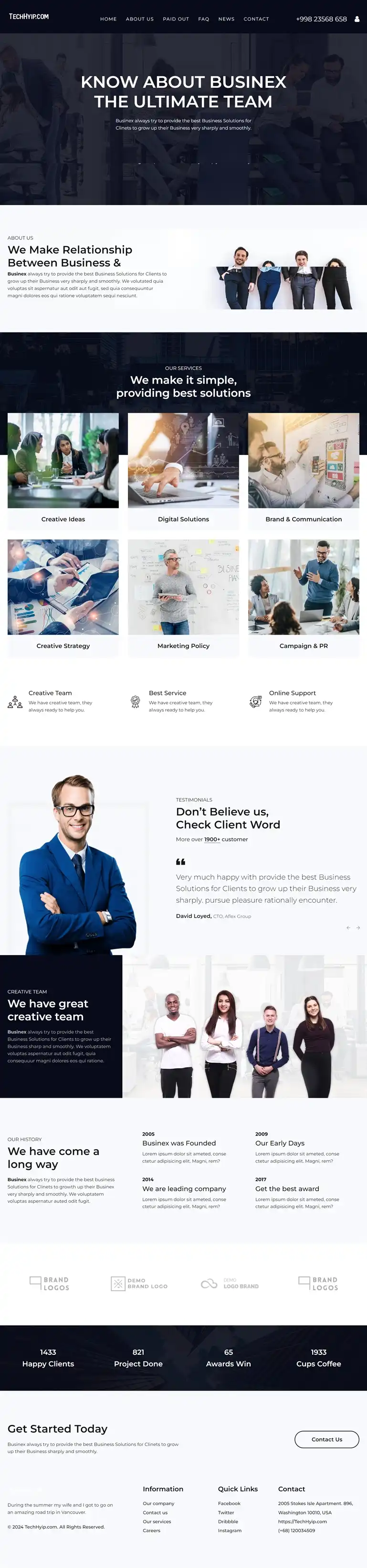 Investment Hyip Template ID - HYIP792 demo Page 2