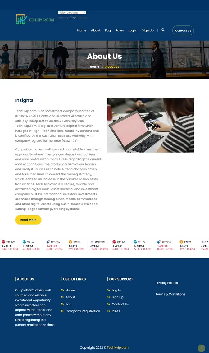 Investment Hyip Template ID - HYIP799 demo Page 2