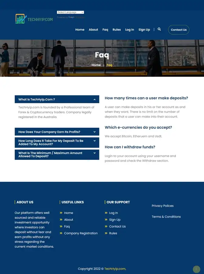 Investment Hyip Template ID - HYIP799 demo Page 3