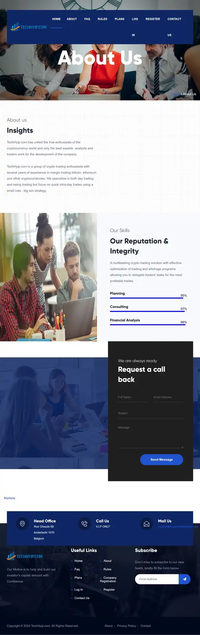 Investment Hyip Template ID - HYIP801 demo Page 2