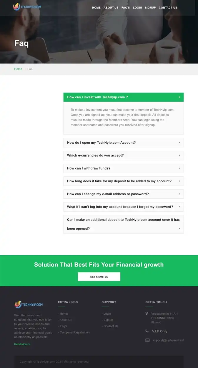 Investment Hyip Template ID - HYIP805 demo Page 3