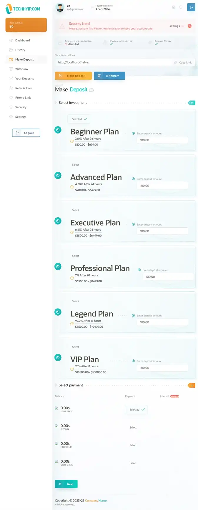 Investment Hyip Template ID - HYIP808 demo Page 6