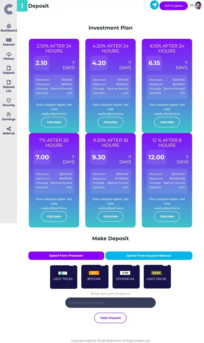 Investment Hyip Template ID - HYIP811 demo Page 6