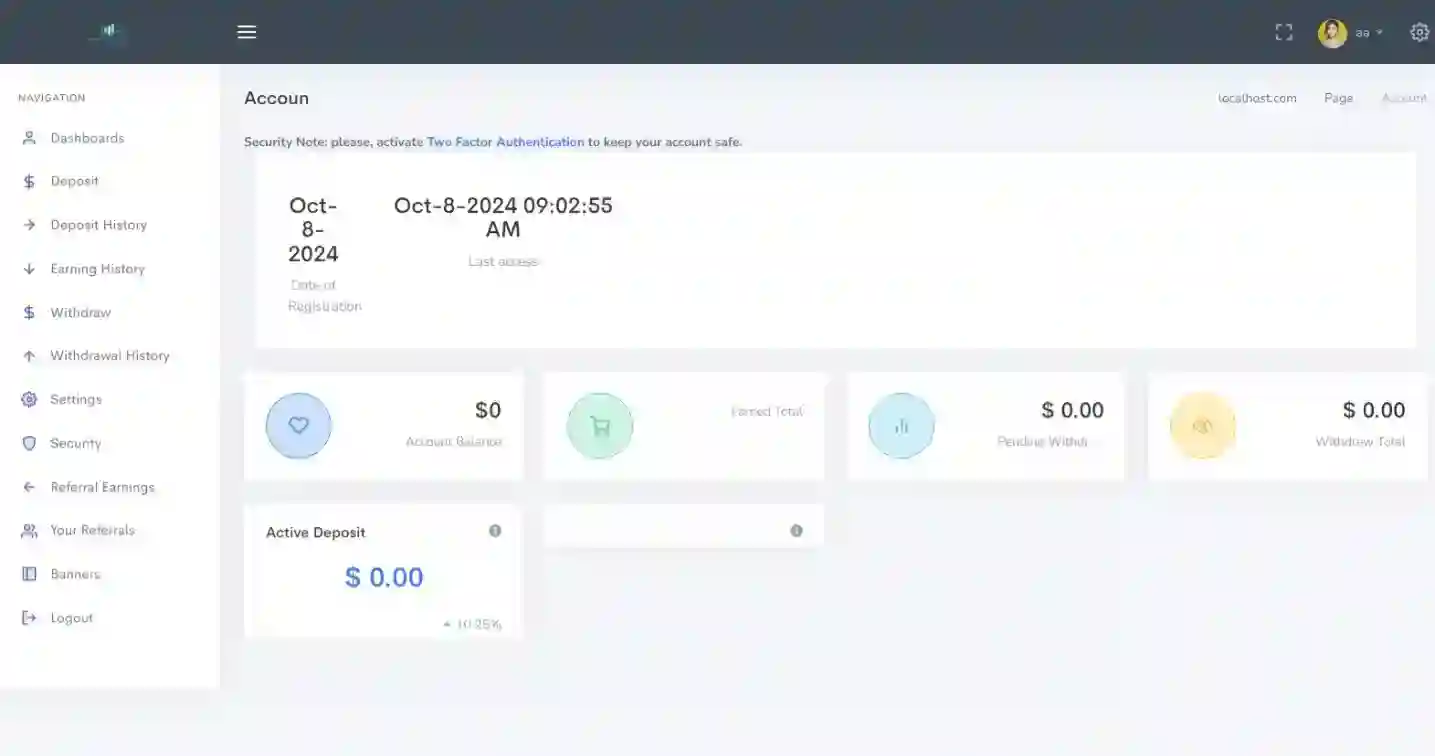 Investment Hyip Template ID - HYIP825 demo Page 5